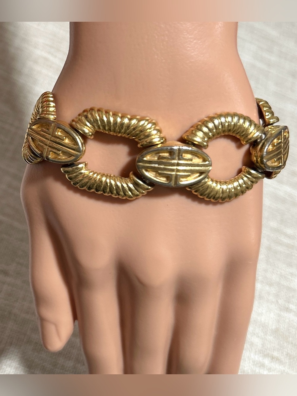 Givenchy Gold-Tone Sculpted Link Bracelet